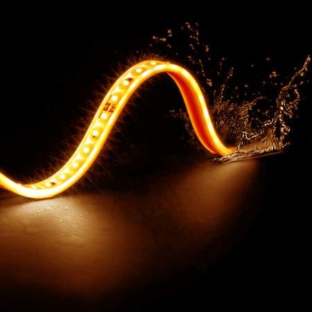 10W Amber LED Strip, 230V