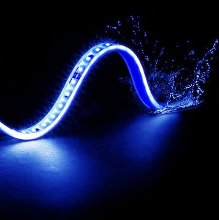 15W Blue LED Strip, 230V