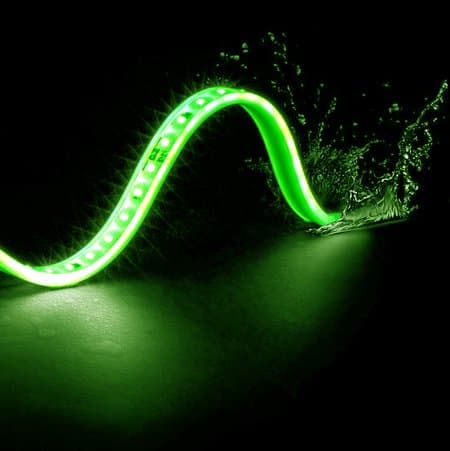 15W Green LED Strip, 230V